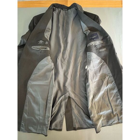 Banana Republic Men's Gray Wool Blazer Size 40L Business Formal - Picture 13 of 14